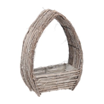 Chomik Плетена Обвівка Для Кошика 28 × 13 × 44 См, Ефект Віблінування, SIL0890 - Home Club