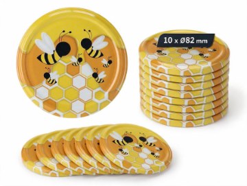 Chomik Набор из 10 крышек Fi 82 6Z «Сказочные пчелки», CAPKPL82P27 - Home Club