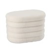 BackHome Living Декоративный Пуф 60 x 42 x 39 См, Белый, PHO3782 - Home Club, изображение 5