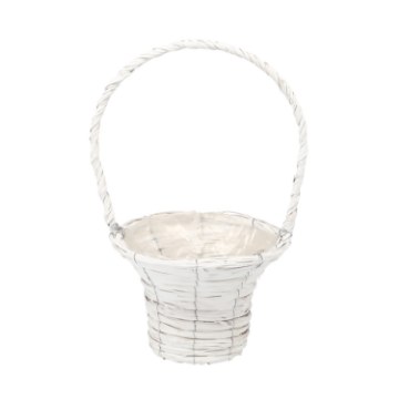 Chomik Плетена Обвівка Для Кошика 26 × 46 См, Біла, SIL05_1125 - Home Club