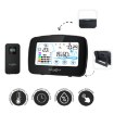 BackHome Living Беспроводная Метеостанция Rcc На Батареях, 15 × 2 × 9,5 См, Черная, STP5871 - Home Club, изображение 4