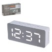 BackHome Living Дзеркальний Led-будильник з функцією термометра, 14 × 2,5 × 3,5 см, STP5857 - Home Club, зображення 2