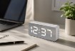 BackHome Living Дзеркальний Led-будильник з функцією термометра, 14 × 2,5 × 3,5 см, STP5857 - Home Club, зображення 3