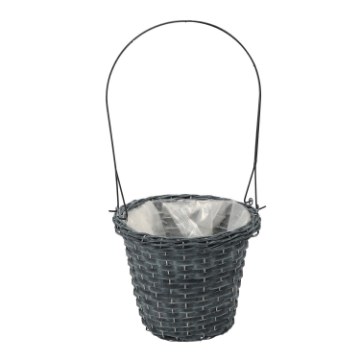Chomik Плетена Обвівка Для Кошика 27 × 60 См, Сіра, SIL1040 - Home Club