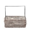 Chomik Плетеная корзина из лозы, размеры 27 x 18 x 27 см, эффект отбеливания, SIL0876 - Home Club, изображение 2