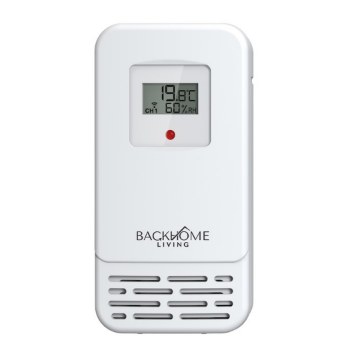 BackHome Living Беспроводная Метеостанция На Батареях, 15 × 2 × 9,5 См, Белая, STP5864 - Home Club