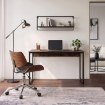 Mebel Elite Письменный стол Ross 120 см, дуб рустикальный/чёрный, ME.ROSS/BR/CZ/B - Home Club, изображение 2