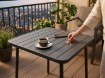 Garden Line Квадратный садовый столик 80 x 80 x 72 см, коричневый, NEO6645 - Home Club, изображение 11