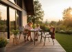Garden Line Квадратный садовый столик 80 x 80 x 72 см, коричневый, NEO6645 - Home Club, изображение 13