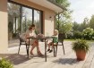 Garden Line Квадратный садовый столик 80 x 80 x 72 см, коричневый, NEO6645 - Home Club, изображение 14