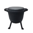 Chomik Чугунный Охотничий Котел «3 в 1», 8 л, 27 × 18 см, BBQ5930 - Home Club