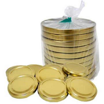 Chomik Набор из 10 крышек Fi 82 6Z, золотые /900/, CAP10Z826 - Home Club