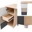 Kontrasto Bb100 Письменный стол 120x50, ясень/бежевый, DME-BIU-00002 - Home Club, изображение 6