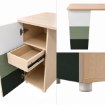Kontrasto Bb100 Письменный стол 120x50, ясень/зеленый, DME-BIU-00001 - Home Club, изображение 6