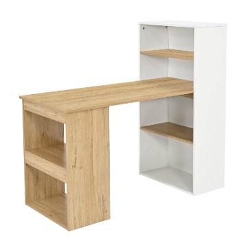 Kontrasto Bb108 Письменный стол с стеллажом, 130x60x120, DME-BIU-00012 - Home Club