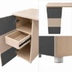 Kontrasto Bb100 Письменный стол 120x50, ясень/графит, DME-BIU-00003 - Home Club, изображение 6