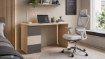 Kontrasto Bb100 Письменный стол 120x50, ясень/графит, DME-BIU-00003 - Home Club, изображение 8