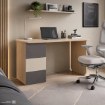 Kontrasto Bb100 Письменный стол 120x50, ясень/графит, DME-BIU-00003 - Home Club, изображение 10