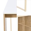 Kontrasto Bb104 Письменный стол 120x60, белый/дуб, DME-BIU-00008 - Home Club, изображение 6