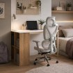 Kontrasto Bb104 Письменный стол 120x60, белый/дуб, DME-BIU-00008 - Home Club, изображение 10