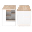 Kontrasto Bb101 Письменный стол 120x60, ясень/белый, DME-BIU-00004 - Home Club, изображение 4
