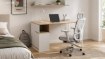 Kontrasto Bb101 Письменный стол 120x60, ясень/белый, DME-BIU-00004 - Home Club, изображение 7