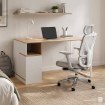 Kontrasto Bb101 Письменный стол 120x60, ясень/белый, DME-BIU-00004 - Home Club, изображение 9