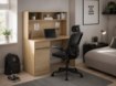 Kontrasto Bb105 Письменный стол с надставкой 110x50x135, дуб, DME-BIU-00009 - Home Club, изображение 7