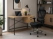 Kontrasto Bb107 Письменный стол 120x60, дуб, ножки чёрного цвета, DME-BIU-00011 - Home Club, изображение 7
