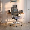 Mebel Elite Вращающееся кресло Nicki, эргономичное, серого цвета, ME.NICKI/B/P/T/FO - Home Club, изображение 2