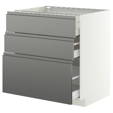 ИКЕА Стойка с тремя ящиками METOD МЕТОД / MAXIMERA МАКСИМЕРА, 296.279.30 - Home Club