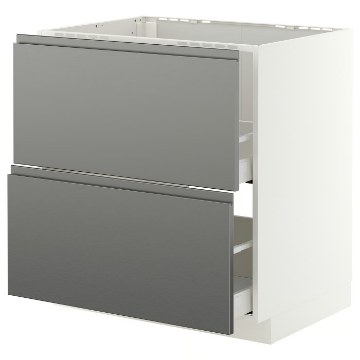ИКЕА Напольный шкаф + 2 фронт. панели METOD МЕТОД / MAXIMERA МАКСИМЕРА, 096.278.94 - Home Club