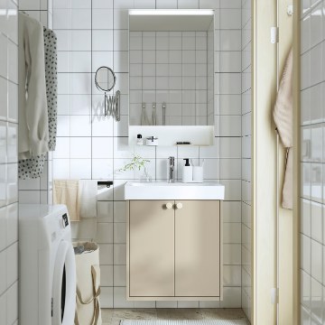 ІКЕА Шафка для умивальника з дерева HAVBÄCK / ORRSJÖN, 496.293.01 - Home Club