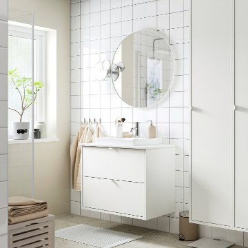 ІКЕА Умивальник і шафа з висувними ящиками HAVBÄCK / ORRSJÖN, 396.293.25 - Home Club