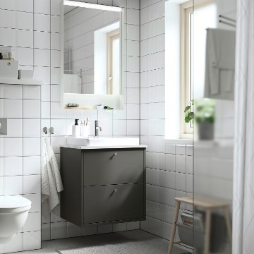 ІКЕА Умивальник і шафа з висувними ящиками HAVBÄCK / ORRSJÖN, 296.292.41 - Home Club