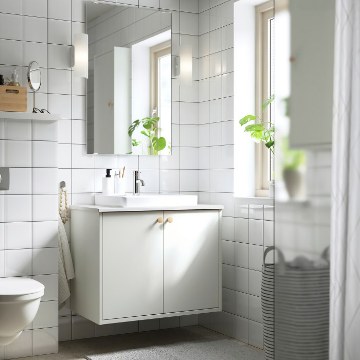 ІКЕА Шафка під умивальник з дверцятами HAVBÄCK / ORRSJÖN, 096.293.55 - Home Club