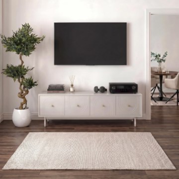 Mebel Elite Тумба під телевізор Marlen 155 см, колір «Кашмір», W.MAZOMA/KASZ/N.KASZ/U.ZL/RTV4D - Home Club
