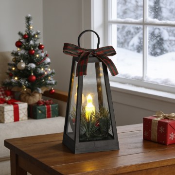 Chomik Светильник Led размером 11 × 11 × 24 см с лентой и украшением, LED3294 - Home Club