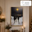 Chomik Картина На Led-Полотні — Три Царі, 40 × 60 × 2,8 См, Золота Рама, OBL3721 - Home Club