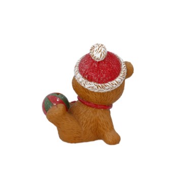 Chomik Фигурка «Божонар» — Медведь С Мячом, С Подсветкой Led, 19 × 13,5 × 20 См, GOT4179 - Home Club