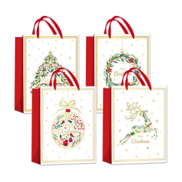 Chomik Сумка З Розпродажу Bożonar. «Merry Christmas» 18 × 24 × 8 См, Різні Взори, BAG7286 - Home Club
