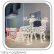Chomik 3D-різдвяна прикраса — олені з санями зі світлодіодами, 2,5 м, LED6175 - Home Club, зображення 2