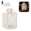 Chomik Праздничный Фонарик 11 x 11 x 20,5 см С Led-Вставкой, Белый, LED2553 - Home Club