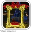 Chomik 3D-різдвяна прикраса — фоторамка з бантиком та світлодіодами, 3 м, LED6267 - Home Club