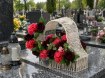 Chomik Букет Ch-09 (ширина 50 см, висота 40 см) Кошик у формі серця, біла троянда з гвоздикою, LACP2020 - Home Club, зображення 9