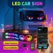 Chomik Світлодіодний панель Matrix 12 × 60 см, Usb, Bluetooth, PIX9570 - Home Club