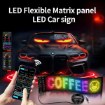 Chomik Світлодіодний панель Matrix 12 × 60 см, Usb, Bluetooth, PIX9570 - Home Club, зображення 2