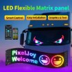 Chomik Світлодіодний панель Matrix 12 × 60 см, Usb, Bluetooth, PIX9570 - Home Club, зображення 5