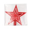 Chomik Прикраса Для Ялинки — Зірка 21 × 19 См, Золота / Срібна / Червона, GIF5152 - Home Club, зображення 3
