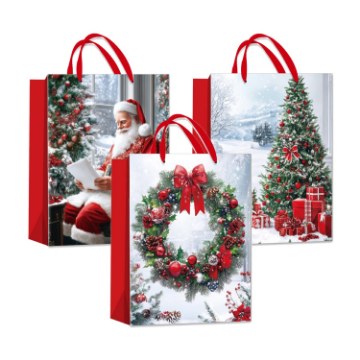 Chomik Сумка З Розпродажу Bożonar. «Зимовий Пейзаж» 26 × 32 × 10 См, Різні Взори, BAG7323 - Home Club